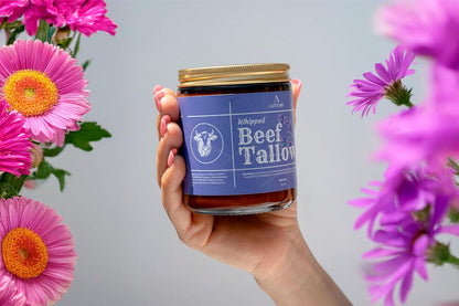 ARTEMIS Whipped Beef Tallow Natural Balm Face Cream, 6 oz (Pack of 1) | Moisturizer, Cream for Soft, Smooth Skin, Body Lotion, Skin Care, Lip Balm Organic, Tallow cream | Vitamins A, C, D, and E | Lavander Scent